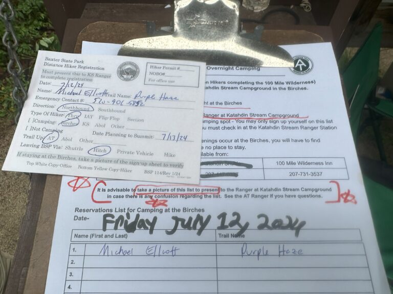 AT Day 158: The Birches at Katahdin Stream